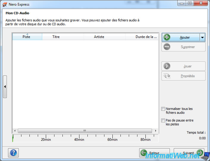 Graver un CD de musique, un CD/DVD de données ou un CD/DVD depuis un